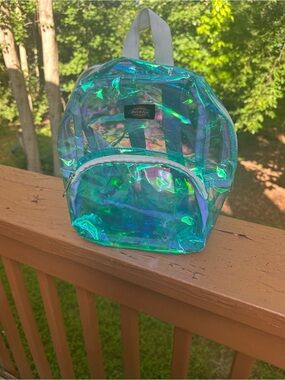 Dickies iridescent clear backpack
